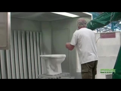 GR630-1900 avec fonction d'auto-apprentissage des robots de peinture modèle CMA sur les toilettes dans l'industrie céramique